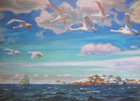 Аркадий Рылов в голубом просторе