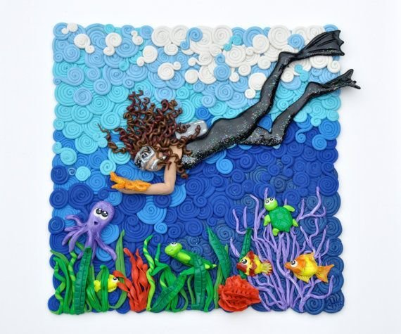 Пластилиновая живопись для детей