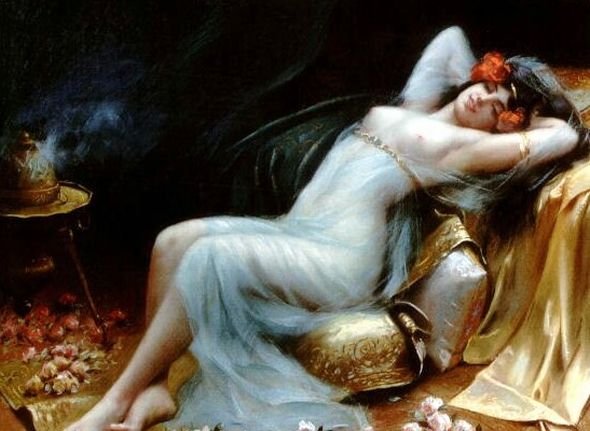 Дельфин Анжольра картины одалиска