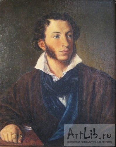 Василий Андреевич Тропинин портрет Пушкина