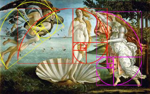 Рождение Венеры золотое сечение