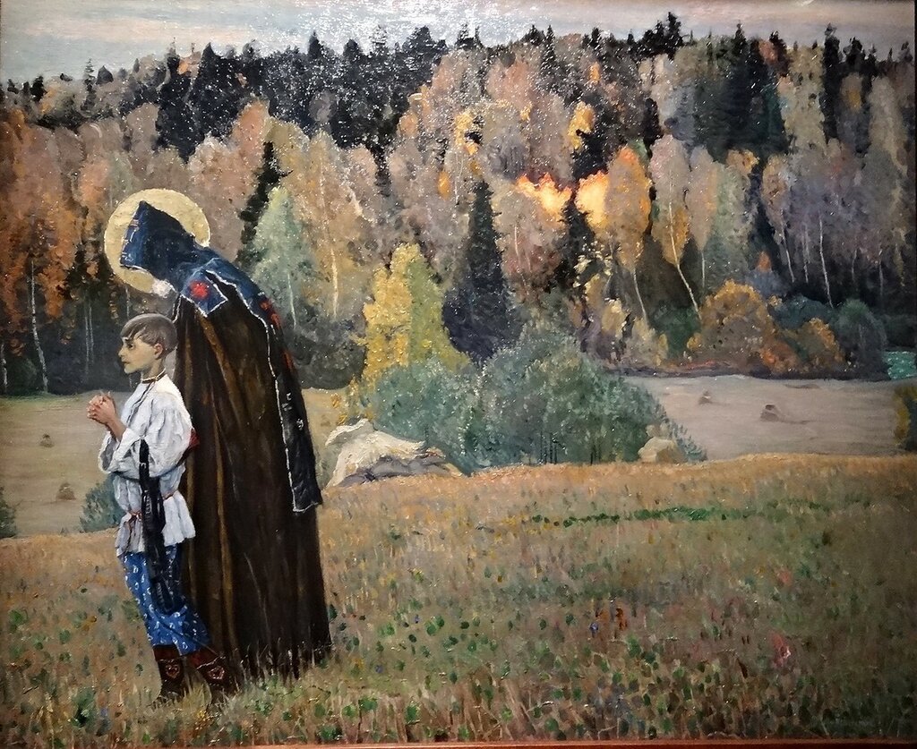 М.В. Нестеров. «Видение отроку Варфоломею». 1889–1890..