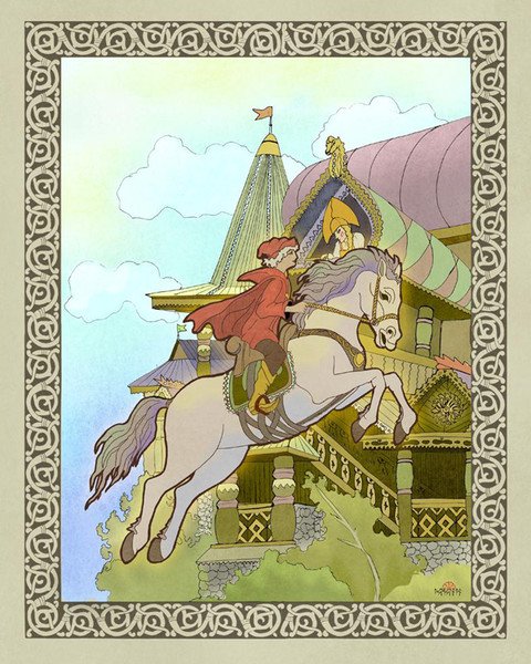 Иван Билибин Василиса прекрасная