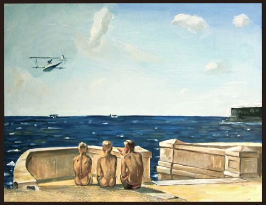 Дейнека будущие лётчики 1937