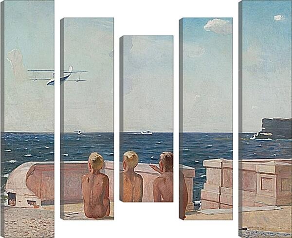 Будущие лётчики. А. Дейнека. 1938