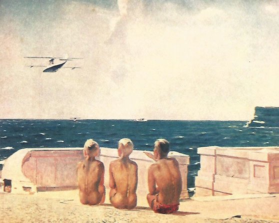 А. А. Дейнека (1899 - 1969). Будущие лётчики.