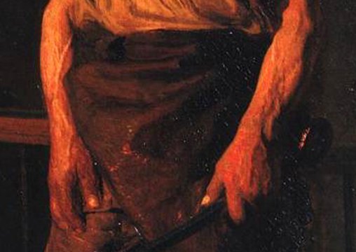 Советские плакаты с кочегаром