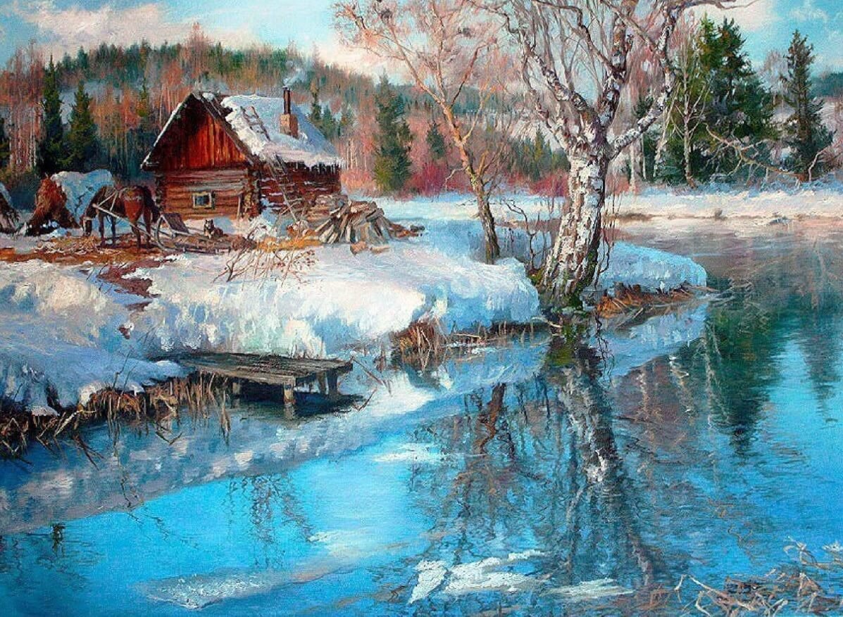 Картины художника Жданова Владимира Юрьевича пейзажи