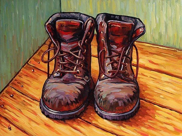 Винсент Ван Гог башмаки оригинал