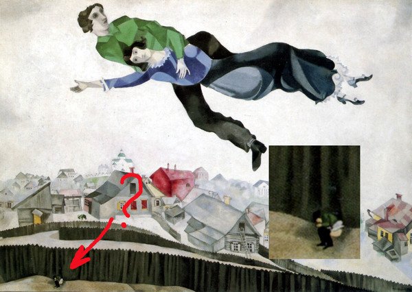 Марк Шагал полет над Витебском