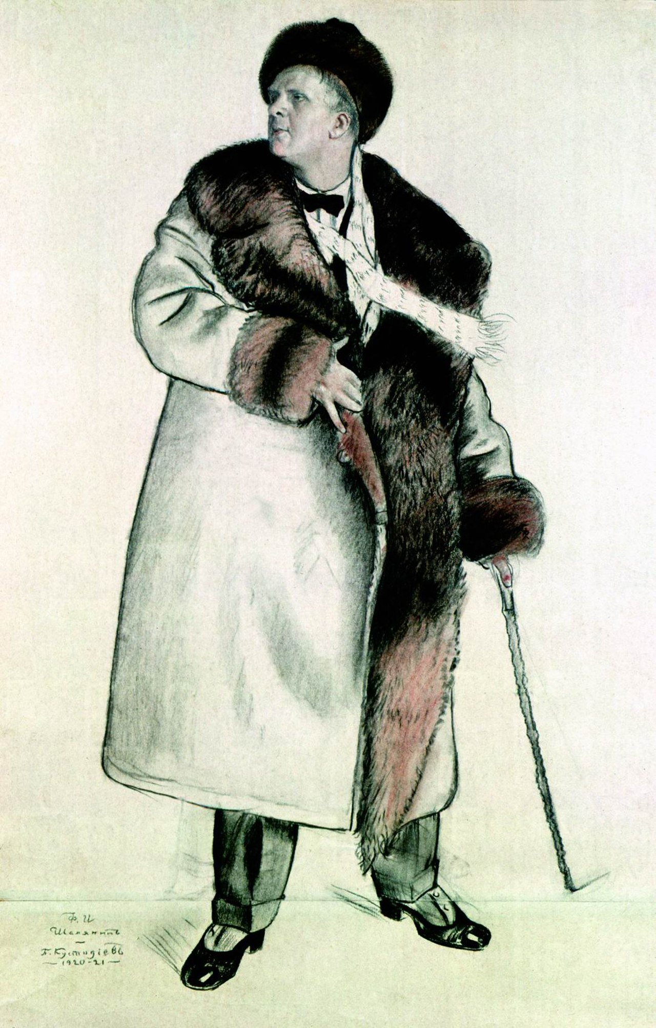 Кустодиев портрет Шаляпина