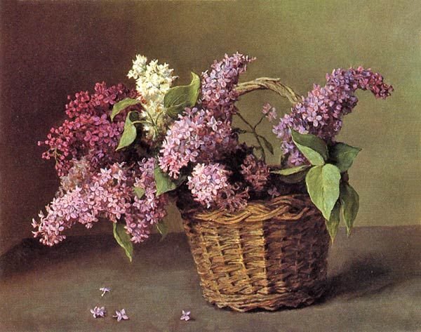 Пётр Кончаловский сирень в корзине