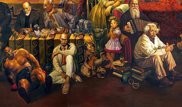 Обсуждение Божественной комедии с Данте