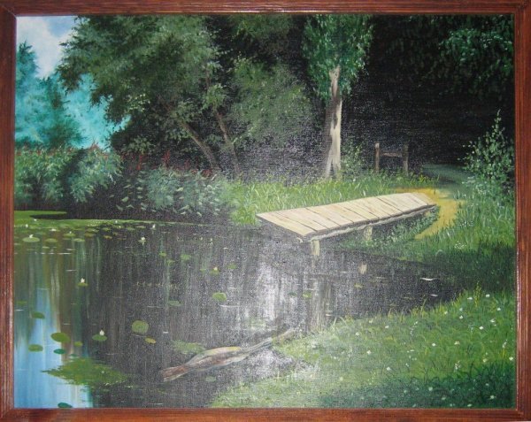 Василий Поленов, «заросший пруд», 1879