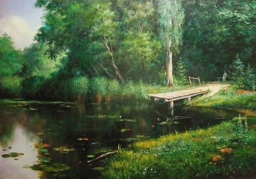 Поленов картины с кувшинками