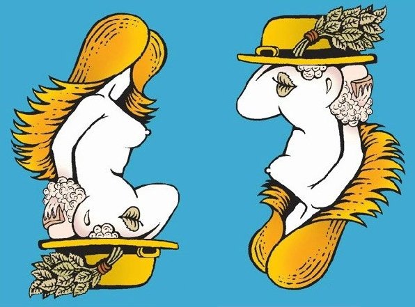 Картины перевертыши (45 фото)