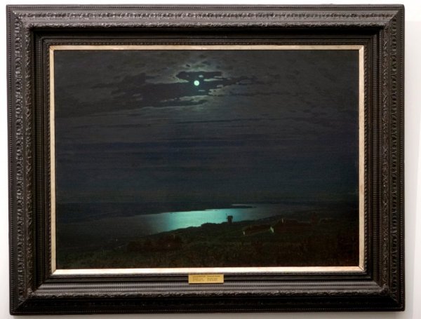 А. Куинджи. «Лунная ночь на Днепре». 1880 Г.