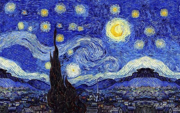 «Звёздная ночь» Ван Гог