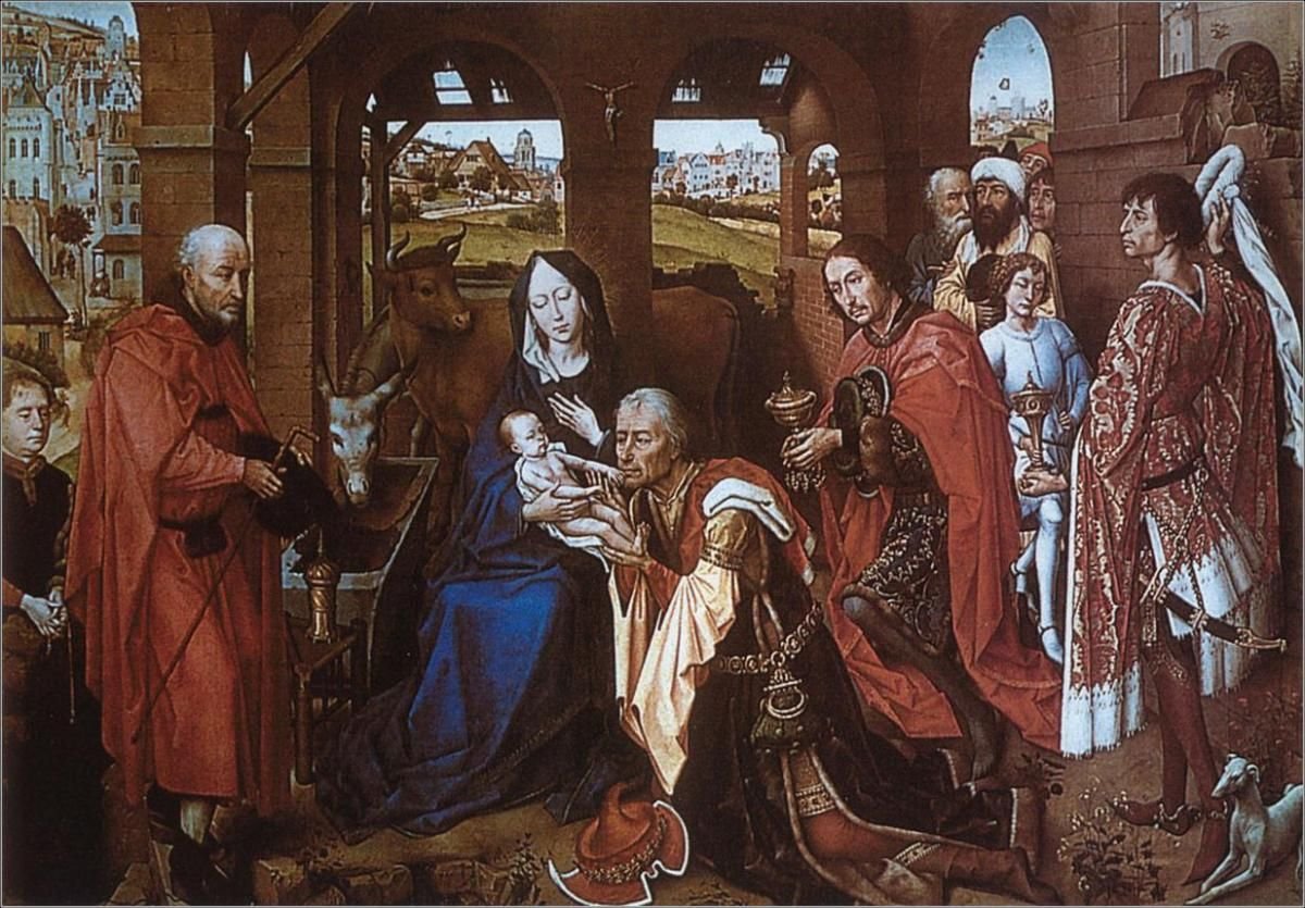 Рогир Ван дер Вейден. Поклонение волхвов, 1459