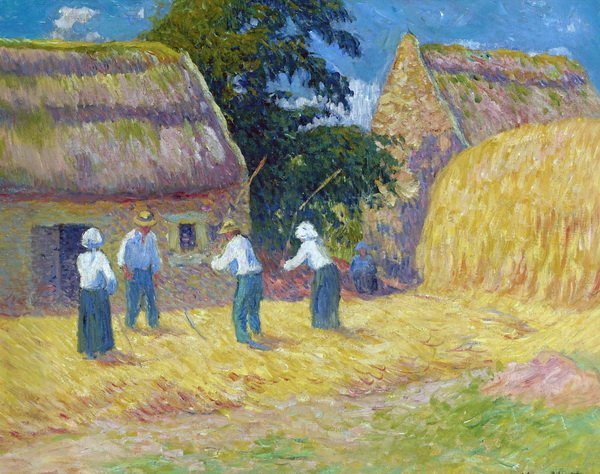 Алексей Венецианов гумно 1821