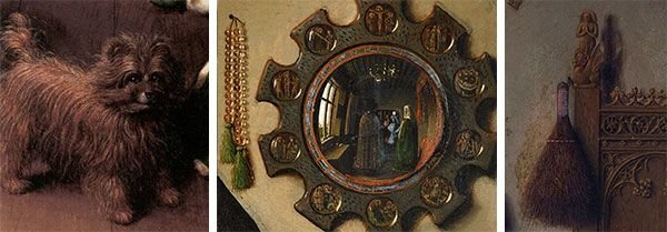 Ян Ван Эйк Джованни Арнольфини зеркало