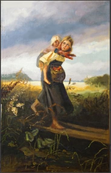 Картина маковского дети бегущие от грозы фото