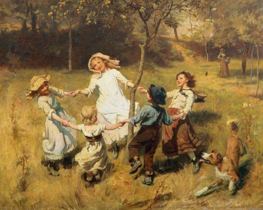 Художник Фредерик Морган (1847 - 1927).