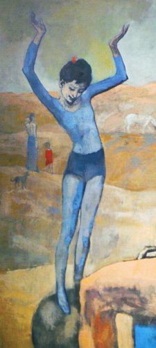 Пабло Пикассо девочка на шаре