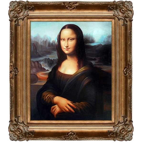 Мона Лиза Лувр рама