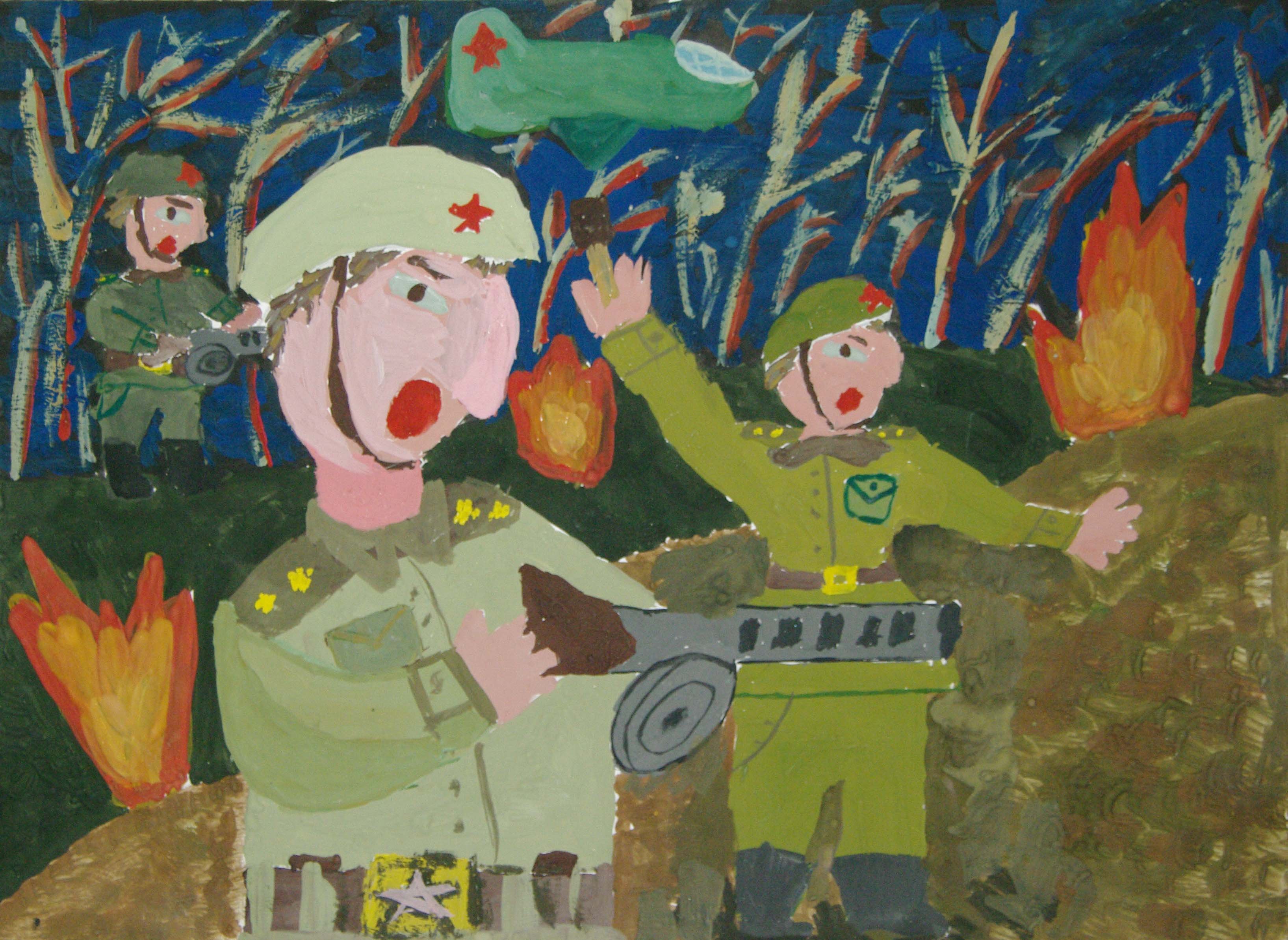 Творческие работы детей 6 лет о войне