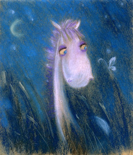 Ночь сухая пастель