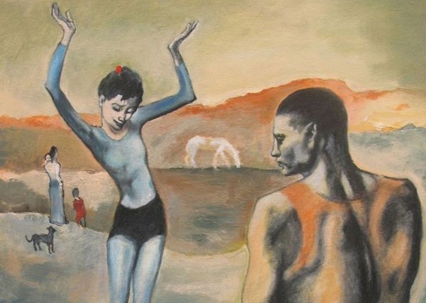 Пабло Пикассо на шаре