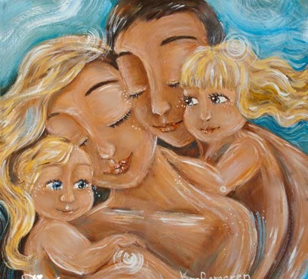 Картина с двумя детьми