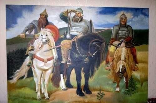 Три богатыря и Шамаханская царица Илья Муромец