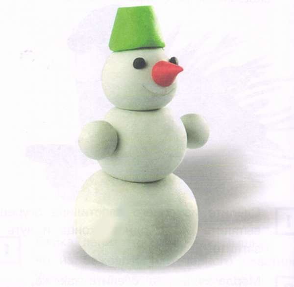 ПЛАСТИЛИНОВЫЙ Снеговик