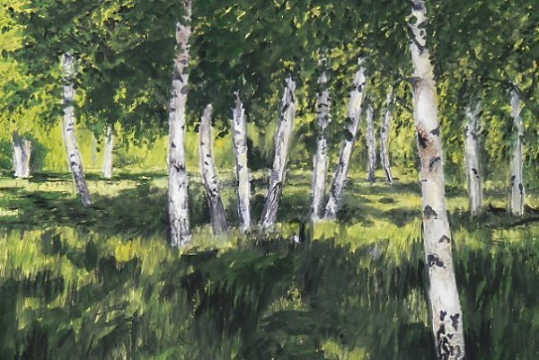 Живопись Ивана Бунина Берёзовая роща