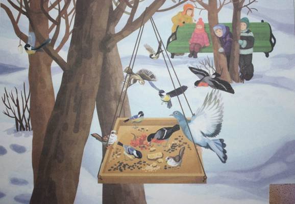 Л. Воронкова «птичьи кормушки»