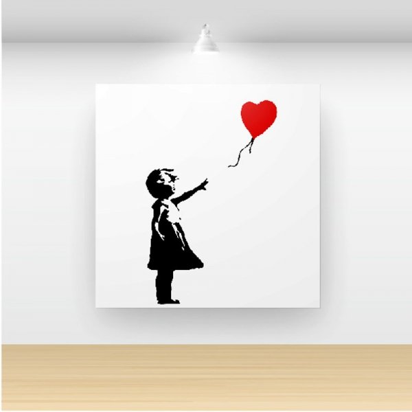 Бэнкси художник девочка с воздушным шаром