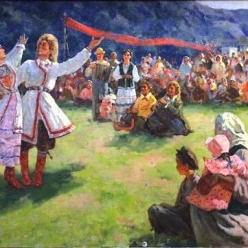 Картина девушка башкирка в голубом (49 фото)