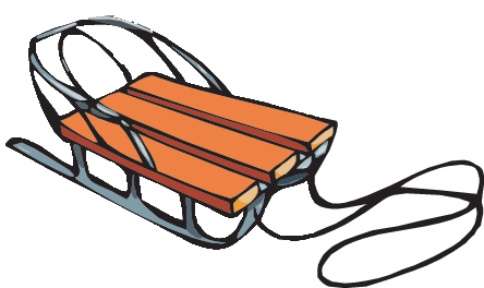 На санках для детей дошкольного возраста