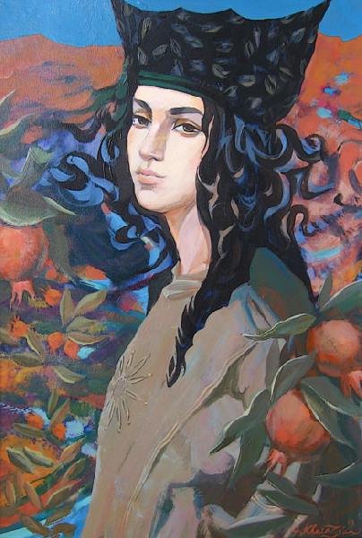 Дама с гранатом