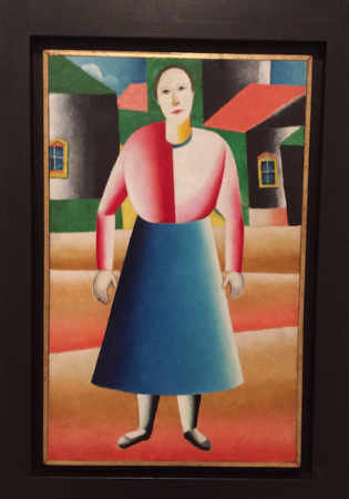 Казимир Малевич на сенокосе 1929