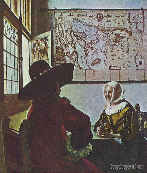 Вермеер девушка и офицер