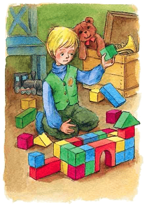 Не учись разрушать а учись строить рассказ. Картина дети играют в кубики. Мальчик строит из кубиков. Мальчик играет в кубики. Мальчик строит домик.