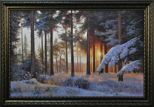 Куприянов художник. Зимний лес