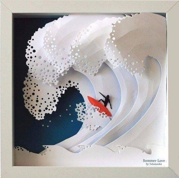 Техника бумагопластика