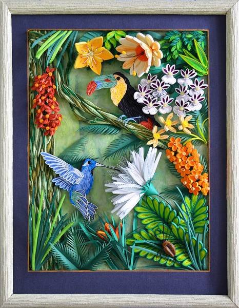 Квиллинг панно