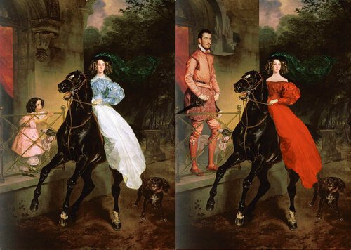 Карл Брюллов картины всадница