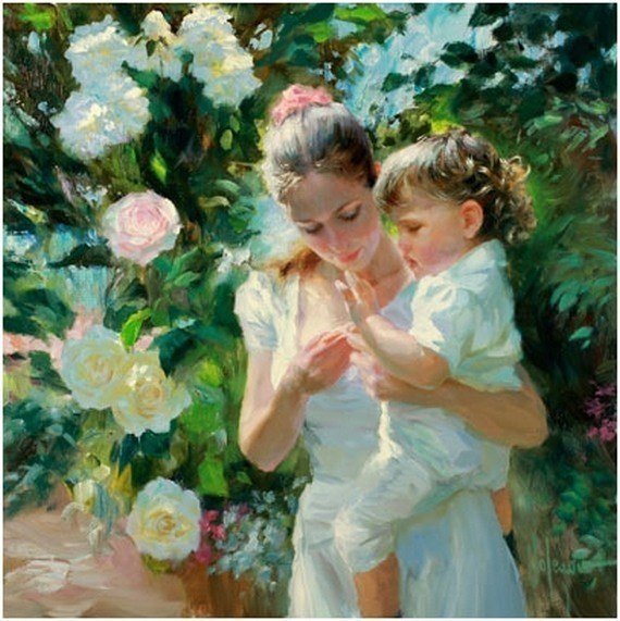 Волегов Владимир художник картины мать и дитя