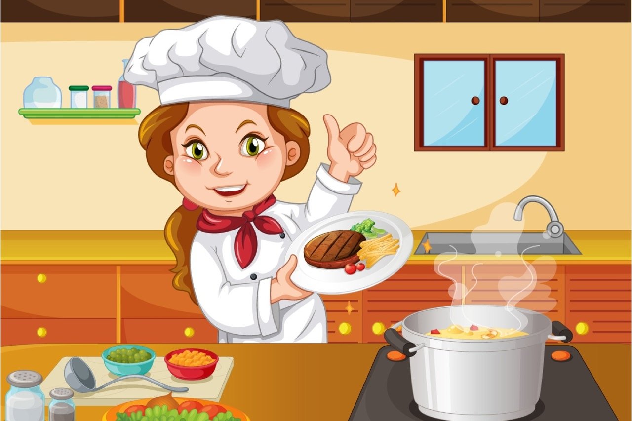 Рисунки детей на тему повар